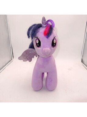 My Little Pony Twilight Sparkle Plush Toy With Glittery Wings & Horn 16" Purple